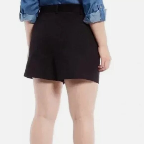 Michael Kors Plus Size Black Cotton Chino Shorts Size 22W - Picture 2 of 2